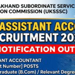UKSSSC Assistant Accountant Recruitment 2026