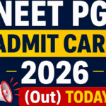 NEET PG admit Card 2026 Out Today