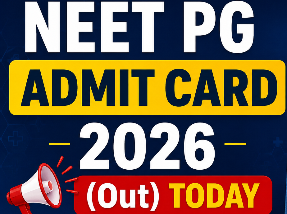 NEET PG admit Card 2026 Out Today