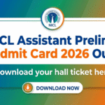 NICL Assistant Admit card 2026 Out