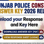 Punjab Police Answer key 2026