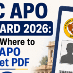 RPSC APO Admit Card 2026