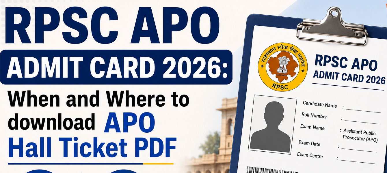 RPSC APO Admit Card 2026