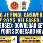 SSC JE Final Answer key 2025