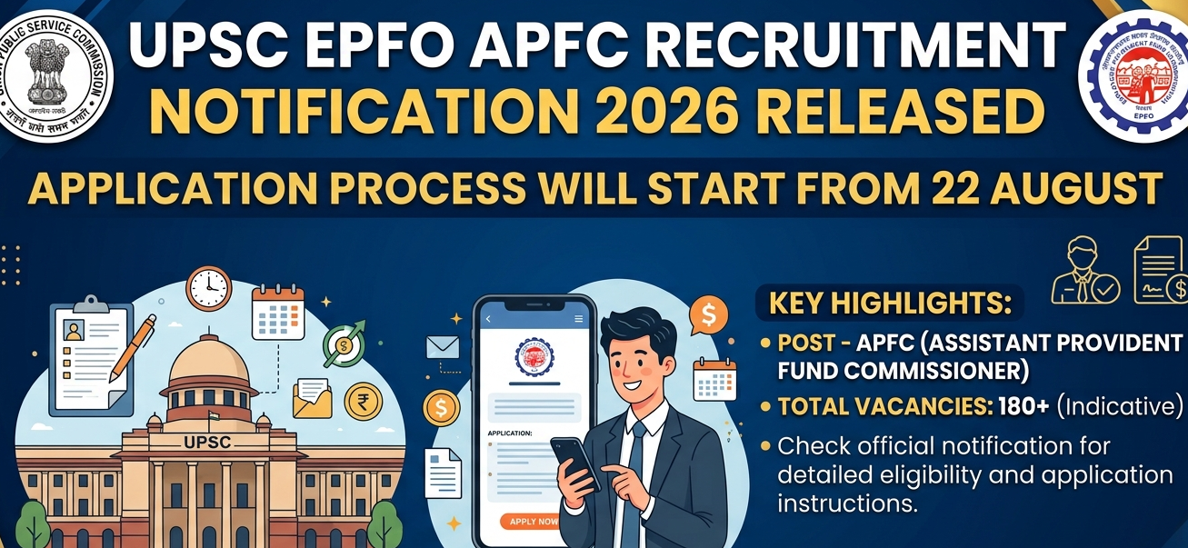 UPSC EPFO APFC Notification 2026