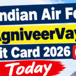 IAF Agniveer Admit card 2026 out today