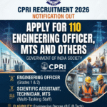 CPRI Recruitment 2026 Notification Out
