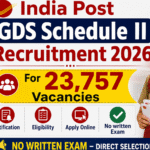 India Post GDS Schedule II Recruitment 2026
