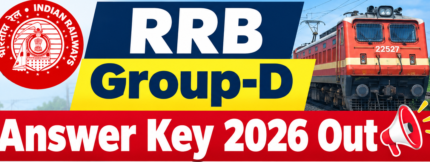 RRB Group D Answer Key 2026 Out