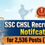 SSC CHSL Recruitment 2026 Out