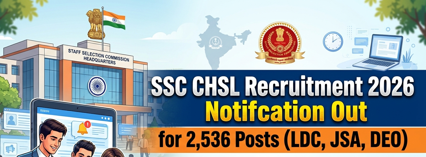 SSC CHSL Recruitment 2026 Out