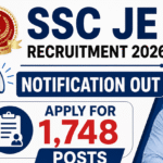 SSC JE Recruitment 2026 Out