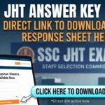SSC JHT Answer Key 2026 Out