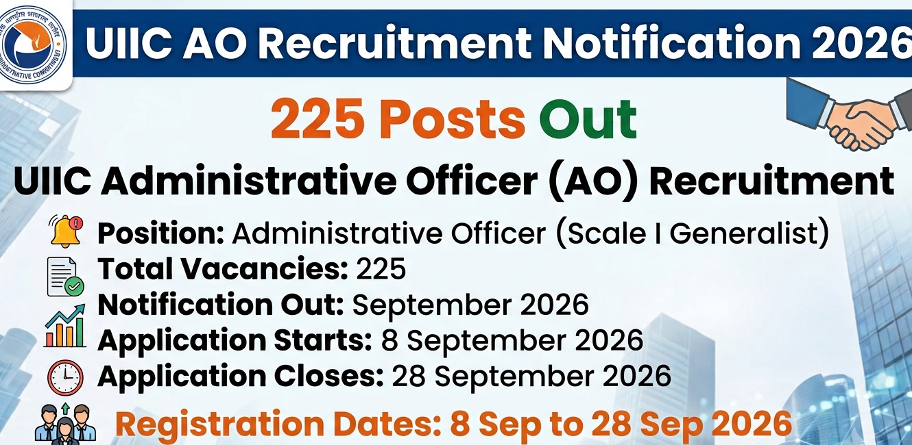 UIIC AO Recruitment 2026 Out