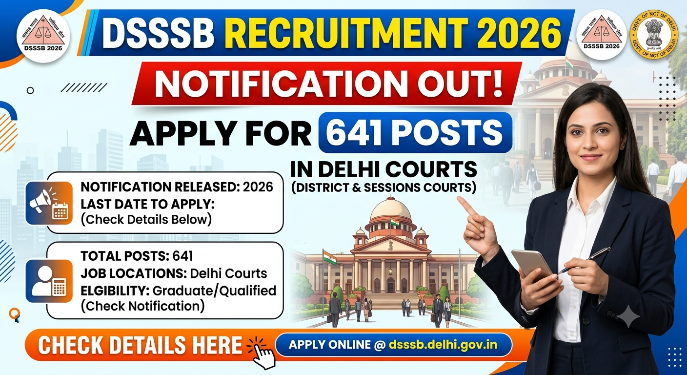 DSSSB Recruitment 2026 Out