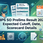 IBPS SO Prelims
