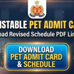 UP Police Constable PET Admit card 2026 Out
